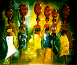 Detailed oil painting of African elder – Chembx Lagos Nigeria